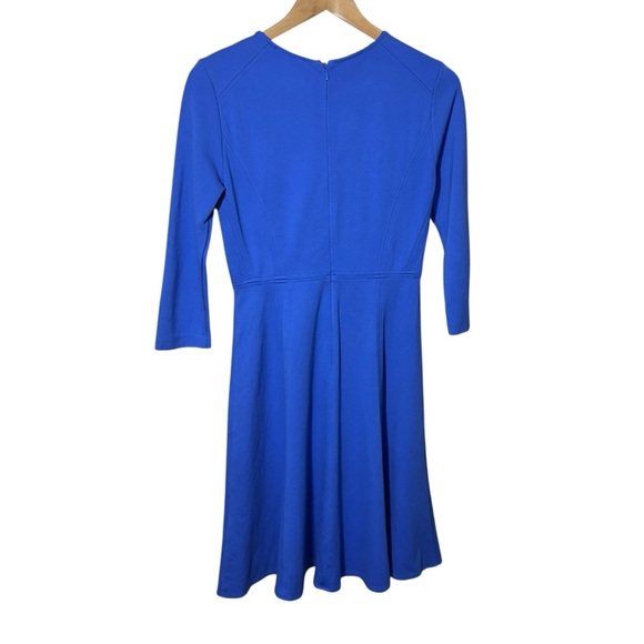 Eliza J 3/4 Sleeve Scoop Neck A Line Dress Size 4 - Picture 2 of 10